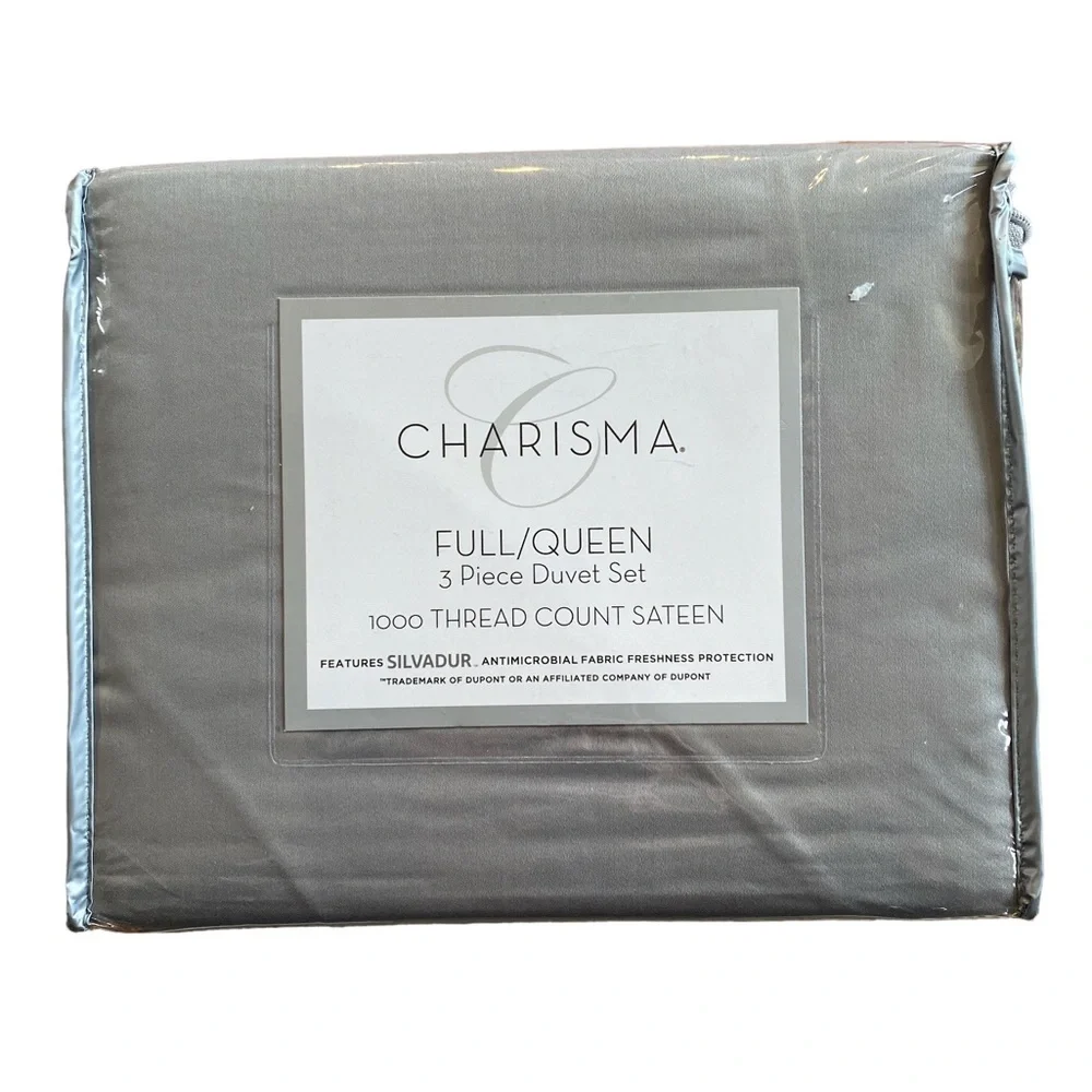 Charisma Full/Queen 3 piece Duvet Set 1000 Thread Count Sateen
